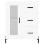 Hohes weißes Sperrholz-Sideboard 69,5 x 34 x 180 cm von vidaXL, Sideboards - Ref: Foro24-3198601, Preis: 201,05 €, Rabatt: %