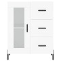 Hohes weißes Sperrholz-Sideboard 69,5 x 34 x 180 cm von vidaXL, Sideboards - Ref: Foro24-3198601, Preis: 203,74 €, Rabatt: %