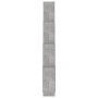 Estante cubo de pared contrachapado gris hormigón 90x15x119 cm