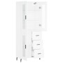 Hohes Sideboard Sperrholz weiß 69,5x34x180 cm von vidaXL, Sideboards - Ref: Foro24-3198609, Preis: 192,27 €, Rabatt: %