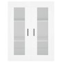 Aparador alto madera contrachapada blanco 69,5x34x180 cm de vidaXL, Aparadores - Ref: Foro24-3198609, Precio: 200,33 €, Descu...