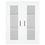 Aparador alto madera contrachapada blanco 69,5x34x180 cm de vidaXL, Aparadores - Ref: Foro24-3198609, Precio: 189,68 €, Descu...