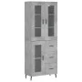 Aparador alto madera contrachapada gris hormigón 69,5x34x180 cm von vidaXL, Sideboards - Ref: Foro24-3198613, Preis: 168,15 €...