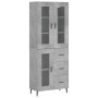 Aparador alto madera contrachapada gris hormigón 69,5x34x180 cm von vidaXL, Sideboards - Ref: Foro24-3198613, Preis: 170,04 €...