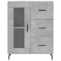 Aparador alto madera contrachapada gris hormigón 69,5x34x180 cm von vidaXL, Sideboards - Ref: Foro24-3198613, Preis: 168,15 €...