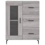 Hohes Sideboard aus sonomagrauem Sperrholz, 69,5 x 34 x 180 cm von vidaXL, Sideboards - Ref: Foro24-3198615, Preis: 173,15 €,...