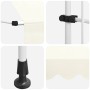 Toldo retráctil de operación manual 200 cm crema