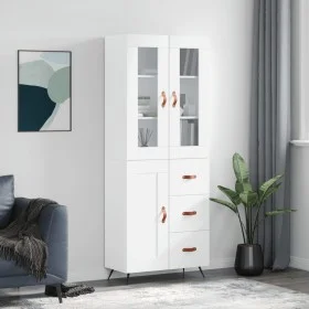 Aparador alto madera contrachapada blanco 69,5x34x180 cm by vidaXL, Sideboards - Ref: Foro24-3198633, Price: 170,23 €, Discou...