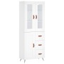 Hoher Schrank aus weißem Sperrholz 69,5x34x180 cm von vidaXL, Sideboards - Ref: Foro24-3198633, Preis: 172,34 €, Rabatt: %