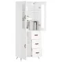 Aparador alto madera contrachapada blanco 69,5x34x180 cm by vidaXL, Sideboards - Ref: Foro24-3198633, Price: 170,21 €, Discou...