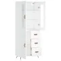 Aparador alto madera contrachapada blanco 69,5x34x180 cm by vidaXL, Sideboards - Ref: Foro24-3198633, Price: 170,21 €, Discou...
