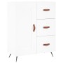 Hoher Schrank aus weißem Sperrholz 69,5x34x180 cm von vidaXL, Sideboards - Ref: Foro24-3198633, Preis: 172,34 €, Rabatt: %
