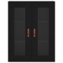 Aparador alto madera contrachapada negro 69,5x34x180 cm de vidaXL, Aparadores - Ref: Foro24-3198634, Precio: 185,30 €, Descue...