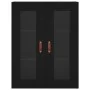 Hohes schwarzes Sperrholz-Sideboard 69,5 x 34 x 180 cm von vidaXL, Sideboards - Ref: Foro24-3198634, Preis: 183,13 €, Rabatt: %