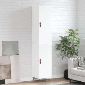 Aparador alto madera contrachapada blanco 34,5x34x180 cm by vidaXL, Sideboards - Ref: Foro24-3198761, Price: 100,16 €, Discou...