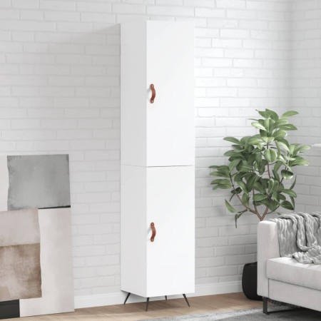 Aparador alto madera contrachapada blanco 34,5x34x180 cm by vidaXL, Sideboards - Ref: Foro24-3198761, Price: 101,29 €, Discou...