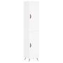 Aparador alto madera contrachapada blanco 34,5x34x180 cm by vidaXL, Sideboards - Ref: Foro24-3198761, Price: 101,29 €, Discou...