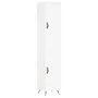 Aparador alto madera contrachapada blanco 34,5x34x180 cm by vidaXL, Sideboards - Ref: Foro24-3198761, Price: 100,16 €, Discou...