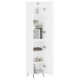 Aparador alto madera contrachapada blanco 34,5x34x180 cm by vidaXL, Sideboards - Ref: Foro24-3198761, Price: 101,29 €, Discou...