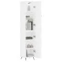 Aparador alto madera contrachapada blanco 34,5x34x180 cm by vidaXL, Sideboards - Ref: Foro24-3198761, Price: 100,16 €, Discou...