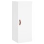 Aparador alto madera contrachapada blanco 34,5x34x180 cm by vidaXL, Sideboards - Ref: Foro24-3198761, Price: 101,29 €, Discou...