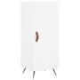 Aparador alto madera contrachapada blanco 34,5x34x180 cm by vidaXL, Sideboards - Ref: Foro24-3198761, Price: 100,16 €, Discou...