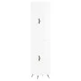 High glossy white plywood sideboard 34.5x34x180 cm by vidaXL, Sideboards - Ref: Foro24-3198763, Price: 104,47 €, Discount: %