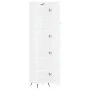 Hochglänzendes Sideboard aus weißem Sperrholz, 34,5 x 34 x 180 cm von vidaXL, Sideboards - Ref: Foro24-3198763, Preis: 104,47...