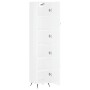 Hochglänzendes Sideboard aus weißem Sperrholz, 34,5 x 34 x 180 cm von vidaXL, Sideboards - Ref: Foro24-3198763, Preis: 106,02...