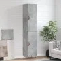 Aparador de madera contrachapada gris hormigón 34,5x34x180 cm de vidaXL, Aparadores - Ref: Foro24-3198765, Precio: 96,74 €, D...