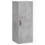 Aparador de madera contrachapada gris hormigón 34,5x34x180 cm de vidaXL, Aparadores - Ref: Foro24-3198765, Precio: 96,74 €, D...