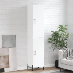 Tall white plywood highboard 34.5x34x180 cm by vidaXL, Sideboards - Ref: Foro24-3198793, Price: 114,37 €, Discount: %