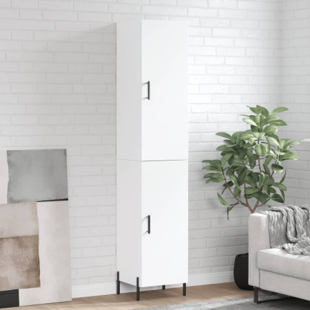Aparador alto madera contrachapada blanco 34,5x34x180 cm de vidaXL, Aparadores - Ref: Foro24-3198793, Precio: 115,91 €