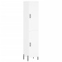 Aparador alto madera contrachapada blanco 34,5x34x180 cm de vidaXL, Aparadores - Ref: Foro24-3198793, Precio: 115,91 €