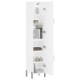 Hohes Sideboard Sperrholz weiß 34,5x34x180 cm von vidaXL, Sideboards - Ref: Foro24-3198793, Preis: 114,37 €, Rabatt: %