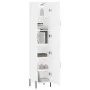 Tall white plywood highboard 34.5x34x180 cm by vidaXL, Sideboards - Ref: Foro24-3198793, Price: 114,37 €, Discount: %