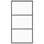 Schiebetür aus ESG-Glas und schwarzem Aluminium, 102 x 205 cm von vidaXL, Türen - Ref: Foro24-151010, Preis: 205,08 €, Rabatt: %