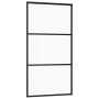 Schiebetür aus ESG-Glas und schwarzem Aluminium, 102 x 205 cm von vidaXL, Türen - Ref: Foro24-151010, Preis: 205,08 €, Rabatt: %