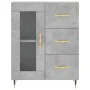 Aparador alto madera contrachapada gris hormigón 69,5x34x180 cm von vidaXL, Sideboards - Ref: Foro24-3189489, Preis: 143,63 €...