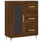 Hohes Sideboard aus braunem Eichensperrholz, 69,5 x 34 x 180 cm von vidaXL, Sideboards - Ref: Foro24-3189492, Preis: 151,87 €...