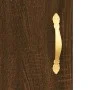Aparador alto madera contrachapada marrón roble 69,5x34x180 cm de vidaXL, Aparadores - Ref: Foro24-3189492, Precio: 151,87 €,...