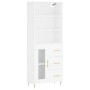 Hohes Sideboard Sperrholz weiß 69,5x34x180 cm von vidaXL, Sideboards - Ref: Foro24-3189493, Preis: 149,42 €, Rabatt: %