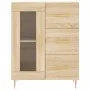 Aparador alto madera contrachapada color roble 69,5x34x180 cm by vidaXL, Sideboards - Ref: Foro24-3189496, Price: 153,88 €, D...