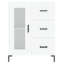 Aparador alto madera contrachapada blanco 69,5x34x180 cm de vidaXL, Aparadores - Ref: Foro24-3189509, Precio: 167,59 €, Descu...