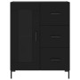 Aparador alto madera contrachapada negro 69,5x34x180 cm de vidaXL, Aparadores - Ref: Foro24-3189510, Precio: 175,89 €, Descue...