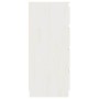 Armario auxiliar madera maciza de pino blanco 60x36x84 cm