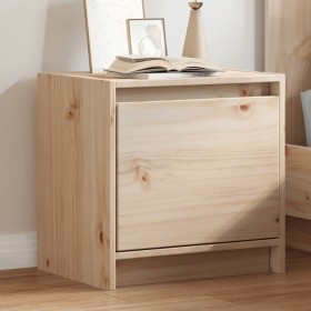 Mesita de noche madera maciza de pino 40x30,5x40 cm Mesita de noche madera maciza de pino 40x30,5x40 cm