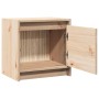 Mesita de noche madera maciza de pino 40x30,5x40 cm
