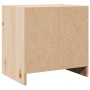 Mesita de noche madera maciza de pino 40x30,5x40 cm