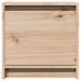 Mesitas de noche 2 uds madera maciza de pino 40x30,5x40 cm